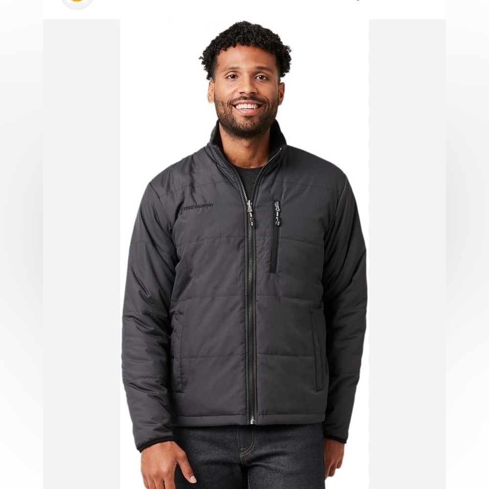 Free Country Men’s Plus Size Black Puffer Jacket